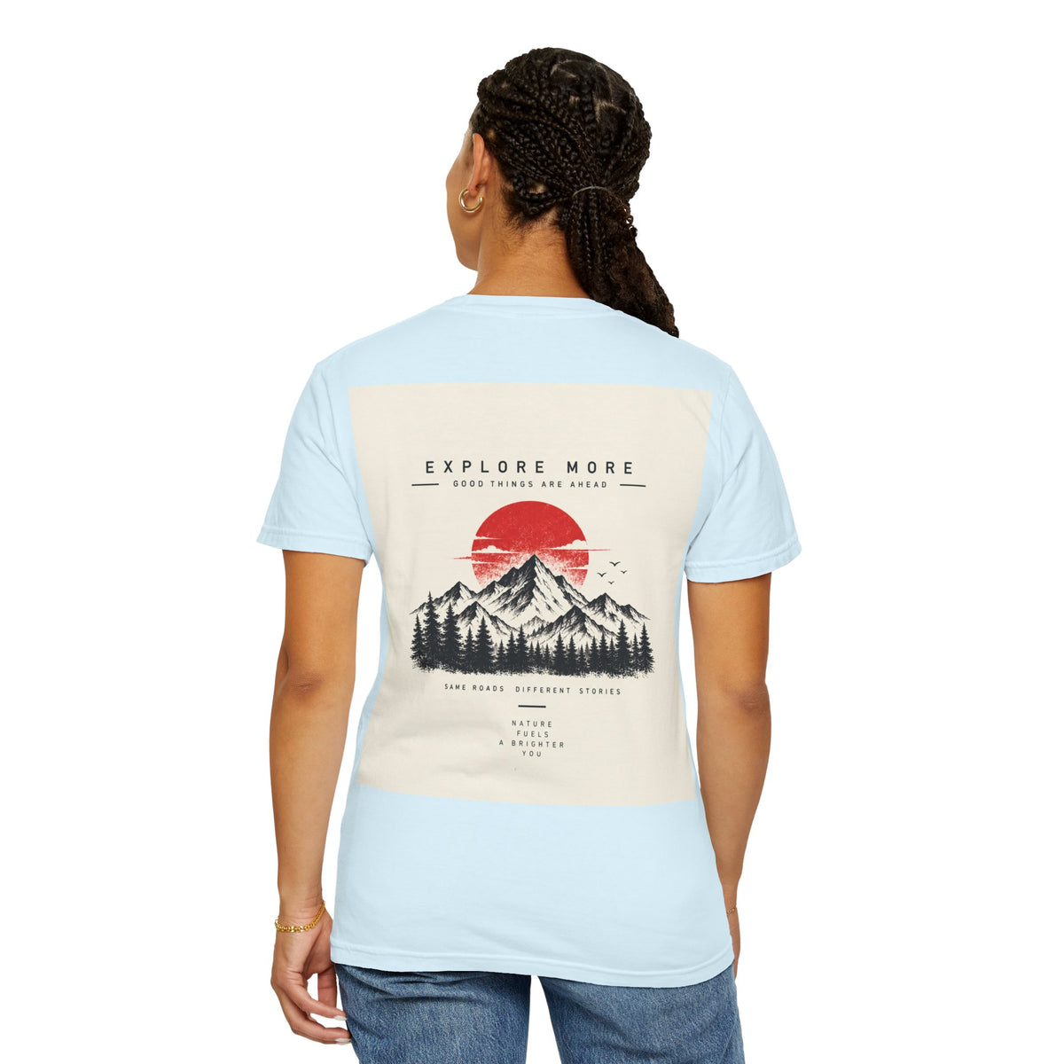Explore More Mountain T-Shirt — 'Good Things Are Ahead' Outdoor Adventure Tee