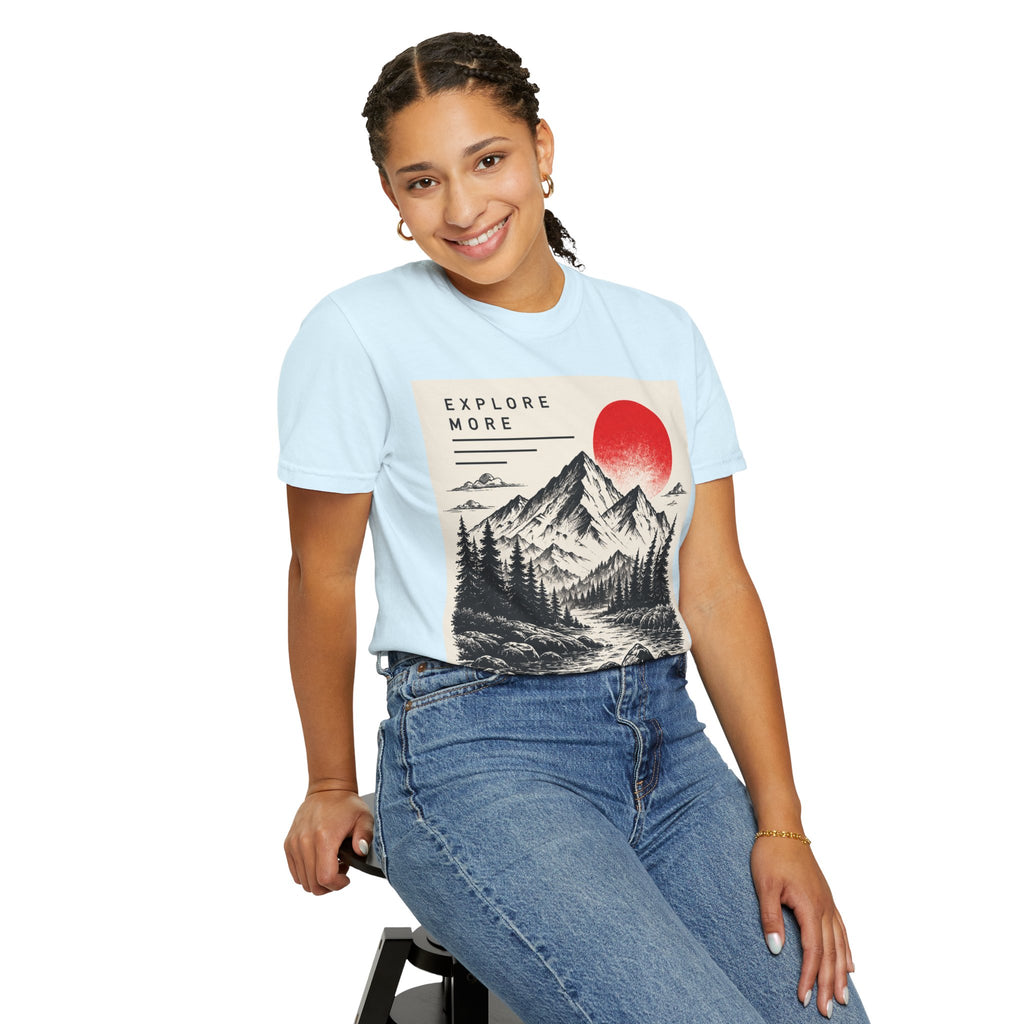 Explore More Mountain T-Shirt — 'Good Things Are Ahead' Outdoor Adventure Tee