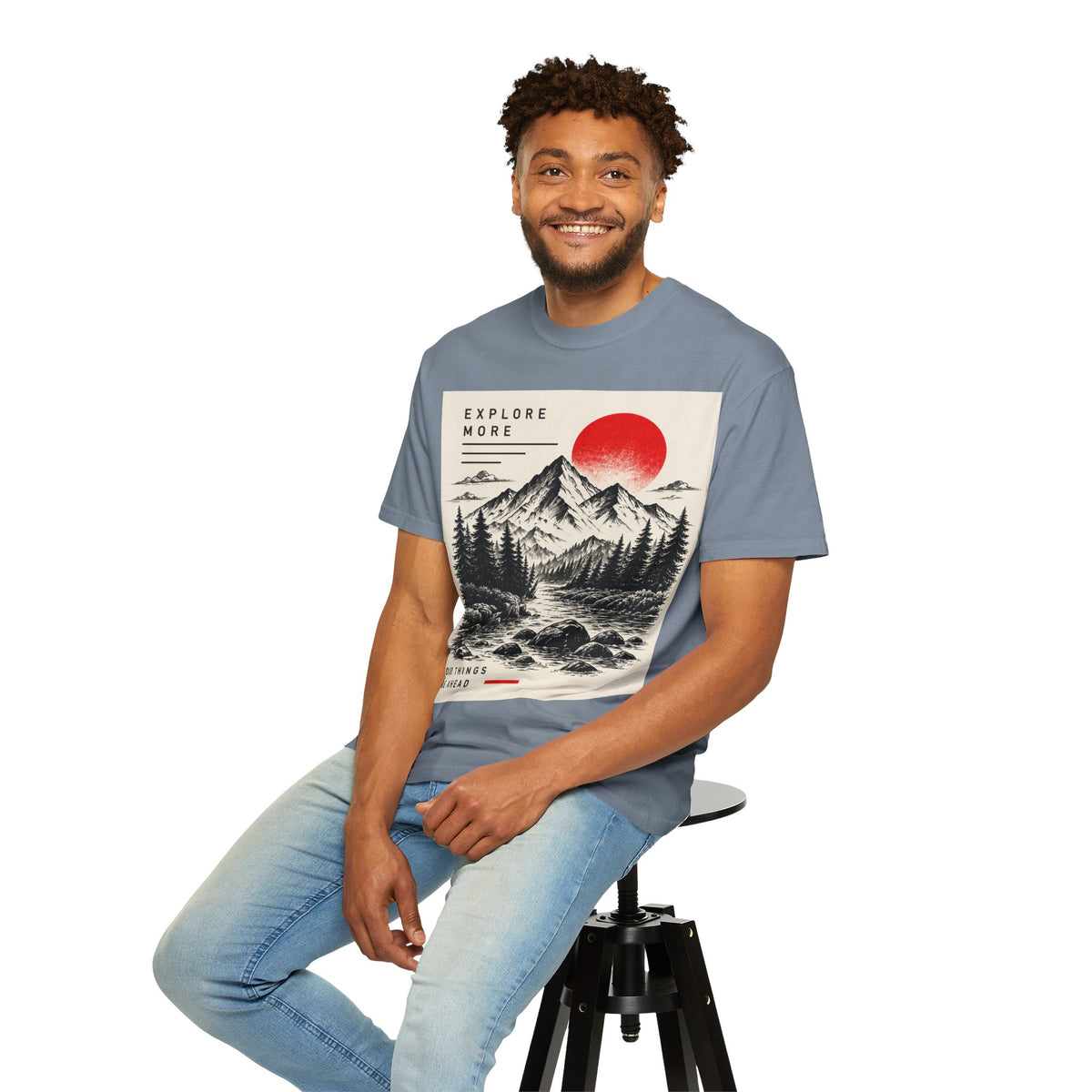 Explore More Mountain T-Shirt — 'Good Things Are Ahead' Outdoor Adventure Tee