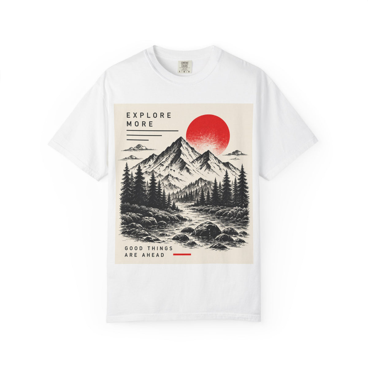 Explore More Mountain T-Shirt — 'Good Things Are Ahead' Outdoor Adventure Tee