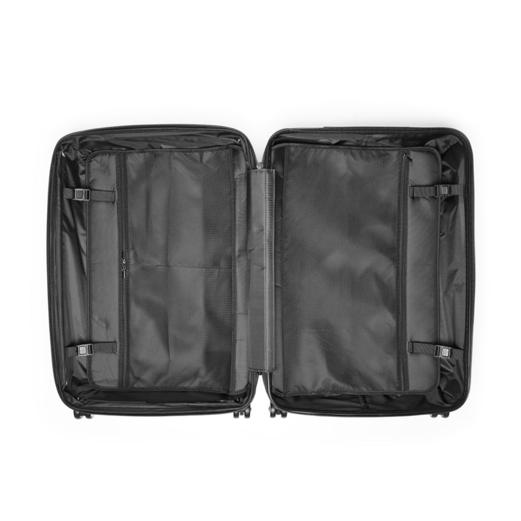Adventure Awaits World Map Travel Suitcase
