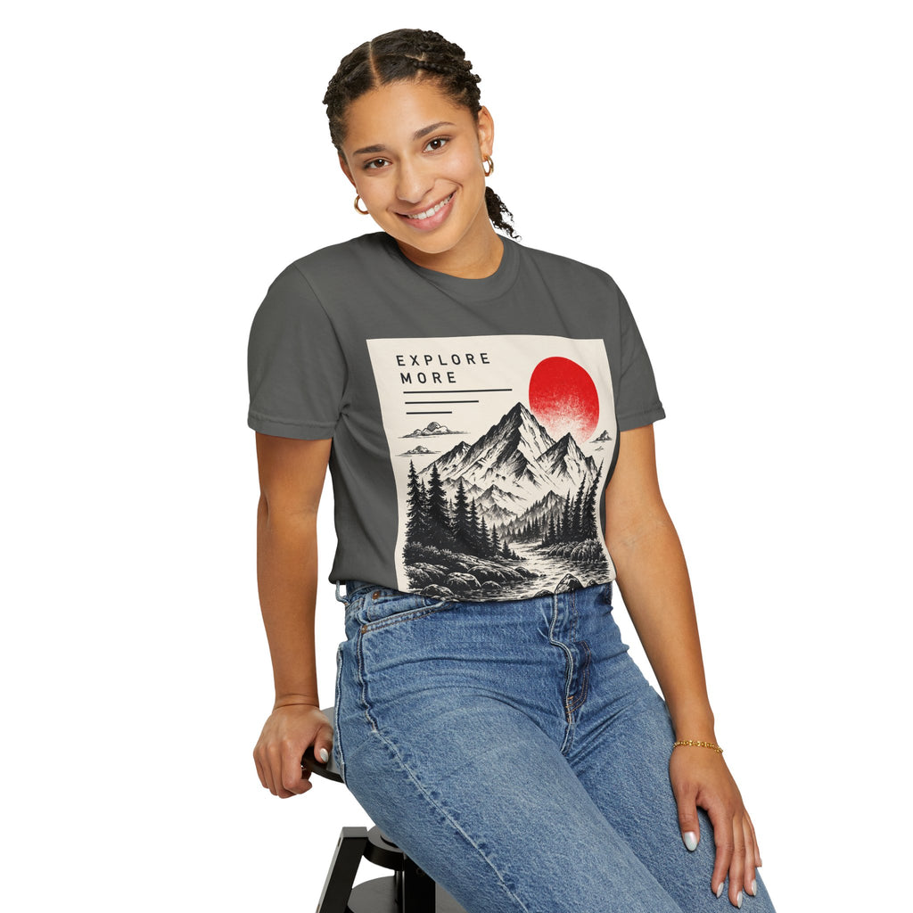 Explore More Mountain T-Shirt — 'Good Things Are Ahead' Outdoor Adventure Tee