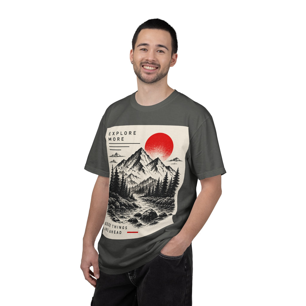 Explore More Mountain T-Shirt — 'Good Things Are Ahead' Outdoor Adventure Tee