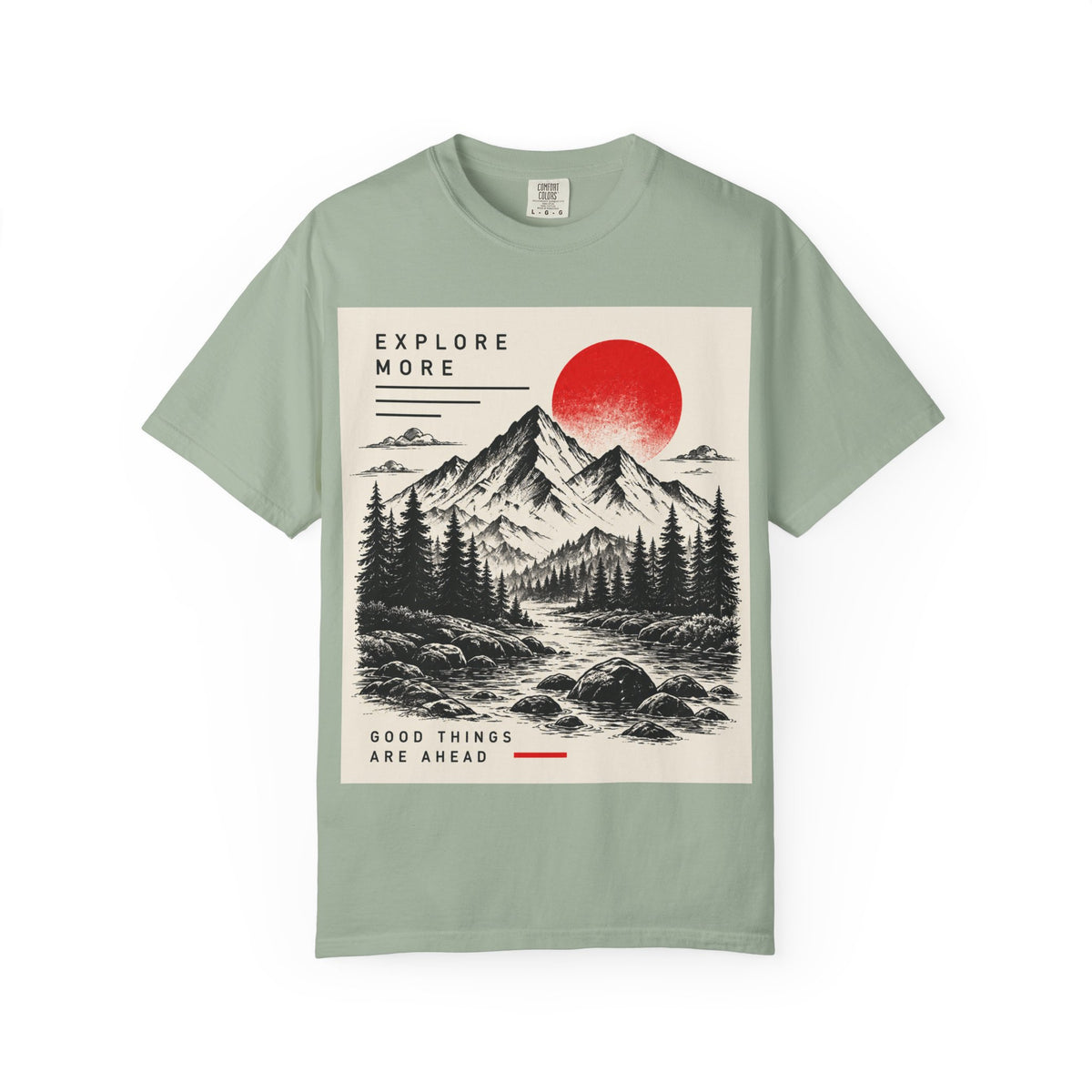 Explore More Mountain T-Shirt — 'Good Things Are Ahead' Outdoor Adventure Tee