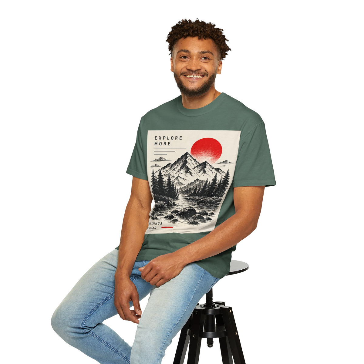 Explore More Mountain T-Shirt — 'Good Things Are Ahead' Outdoor Adventure Tee