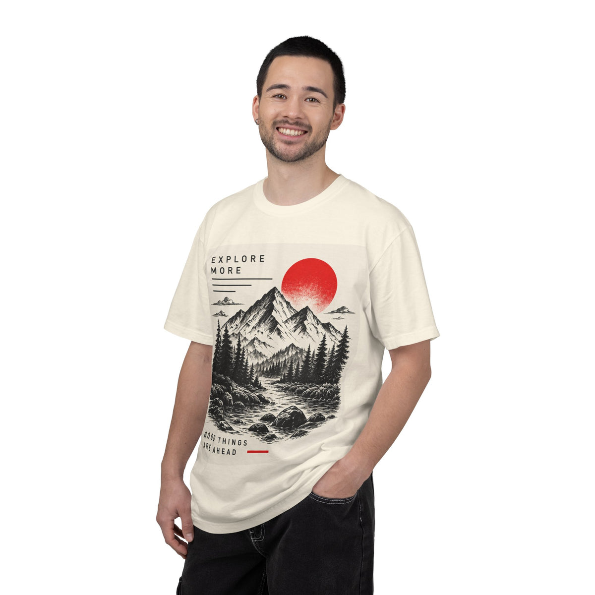 Explore More Mountain T-Shirt — 'Good Things Are Ahead' Outdoor Adventure Tee
