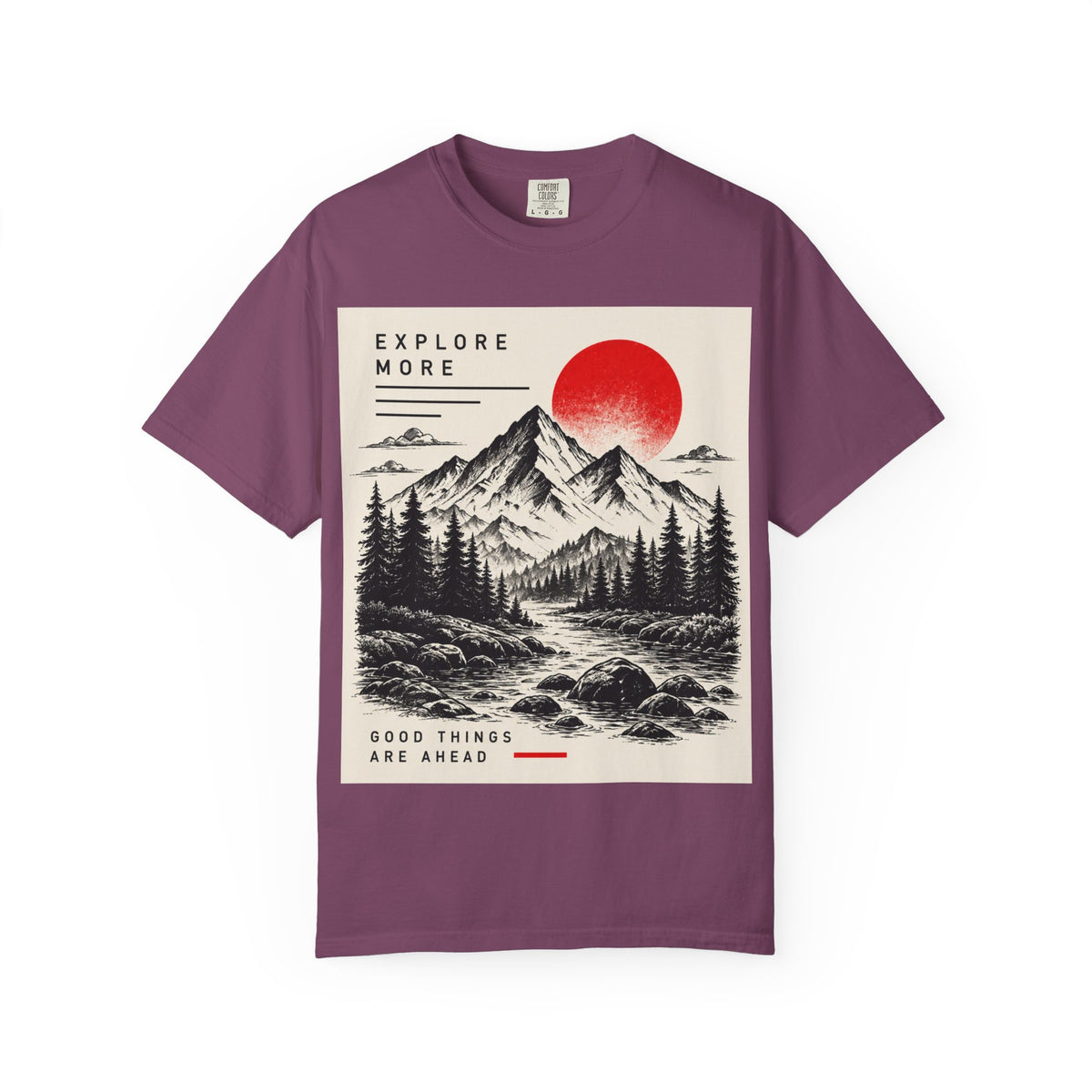 Explore More Mountain T-Shirt — 'Good Things Are Ahead' Outdoor Adventure Tee