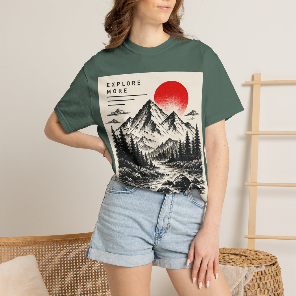 Explore More Mountain T-Shirt — 'Good Things Are Ahead' Outdoor Adventure Tee