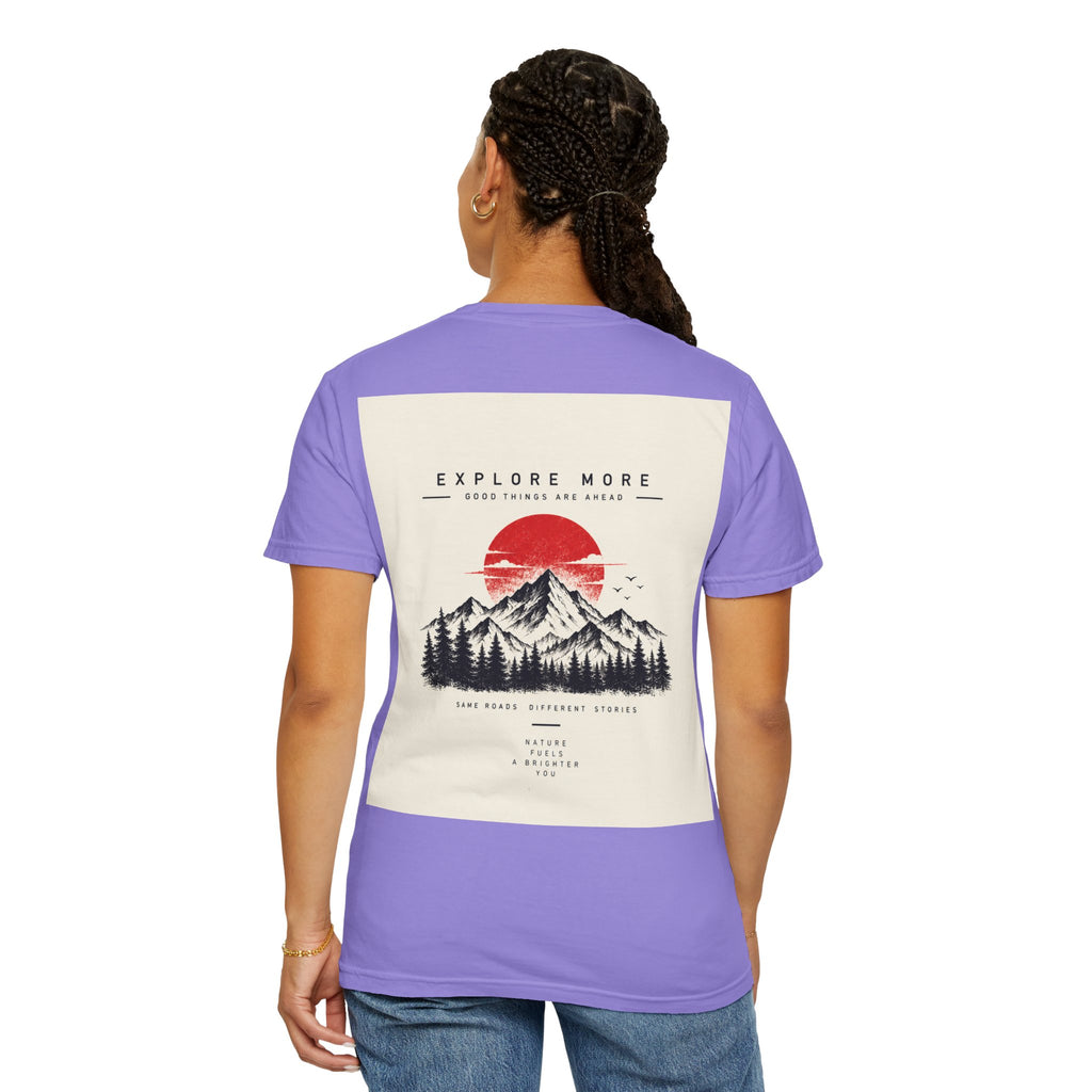 Explore More Mountain T-Shirt — 'Good Things Are Ahead' Outdoor Adventure Tee