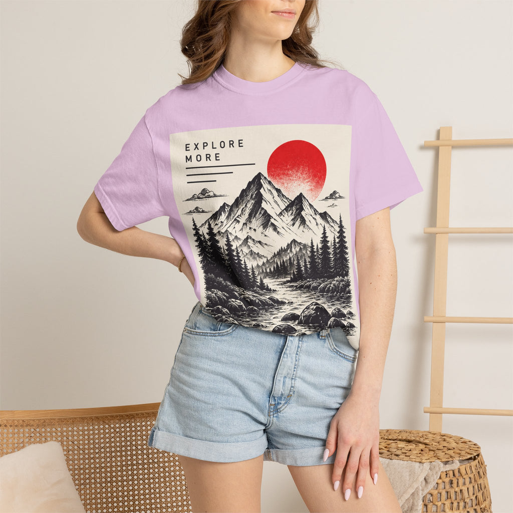 Explore More Mountain T-Shirt — 'Good Things Are Ahead' Outdoor Adventure Tee