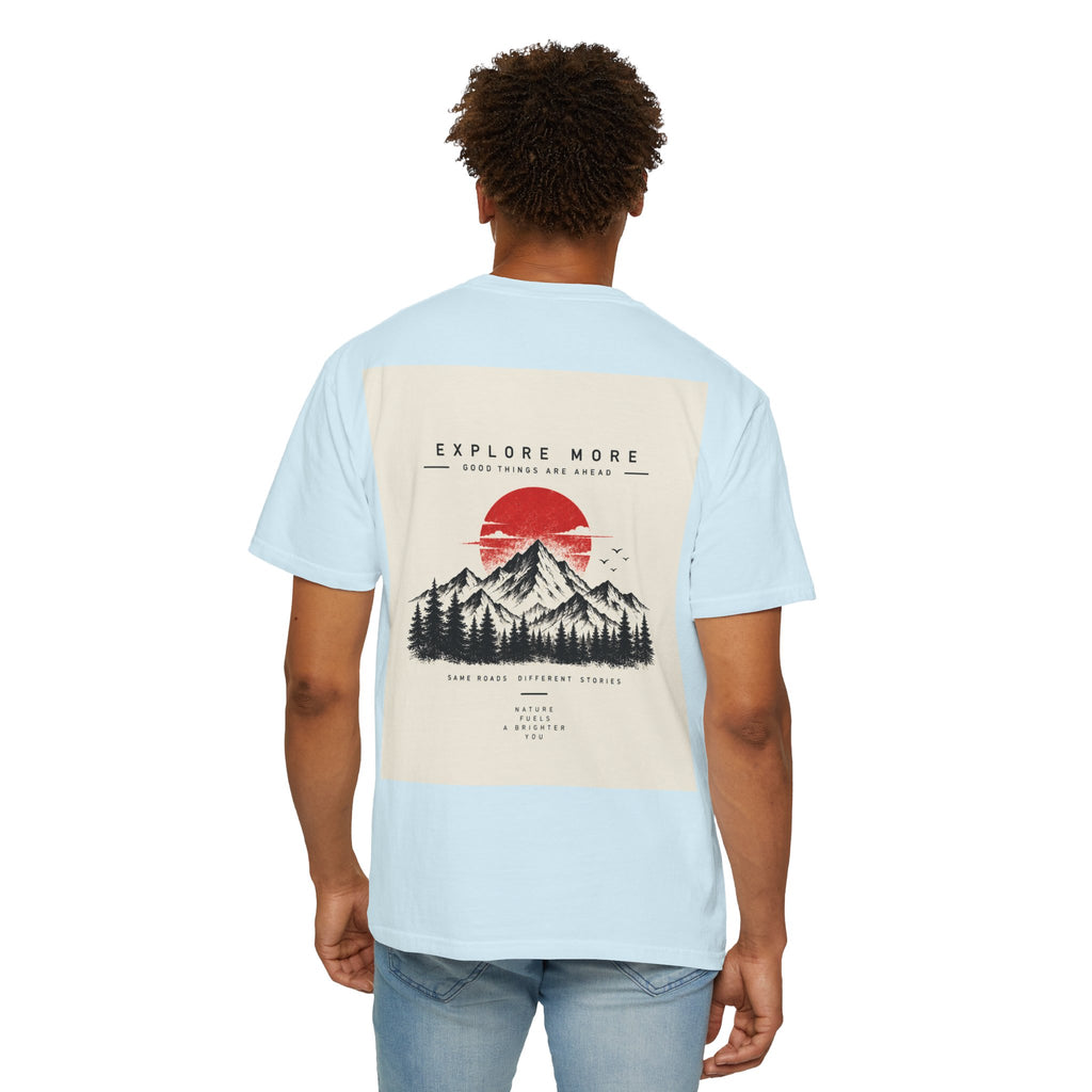 Explore More Mountain T-Shirt — 'Good Things Are Ahead' Outdoor Adventure Tee