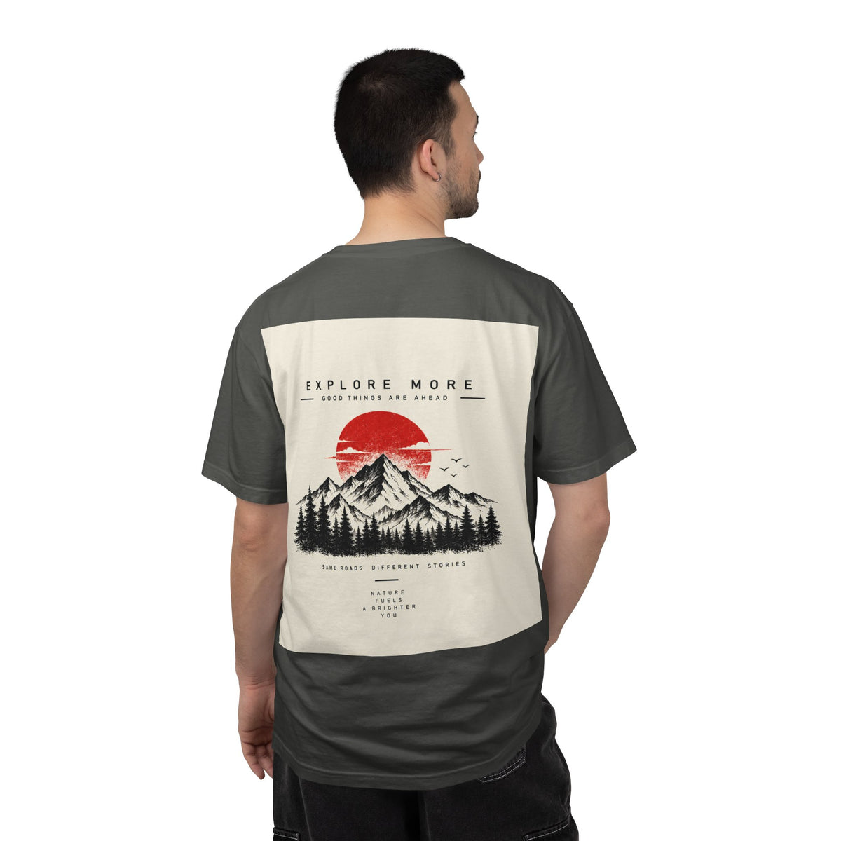 Explore More Mountain T-Shirt — 'Good Things Are Ahead' Outdoor Adventure Tee