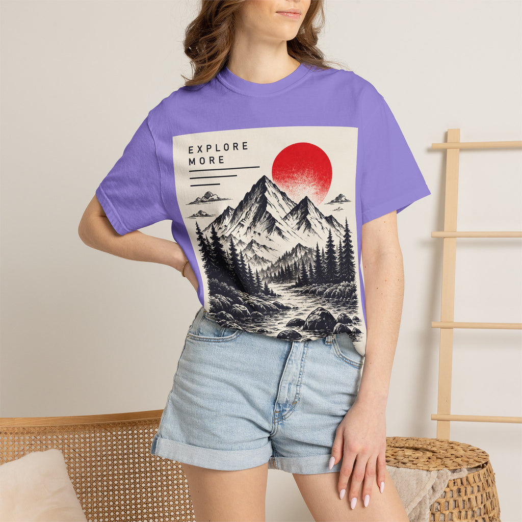 Explore More Mountain T-Shirt — 'Good Things Are Ahead' Outdoor Adventure Tee