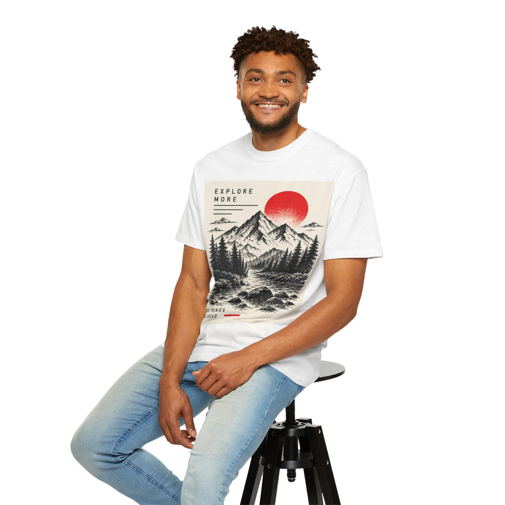 Explore More Mountain T-Shirt — 'Good Things Are Ahead' Outdoor Adventure Tee