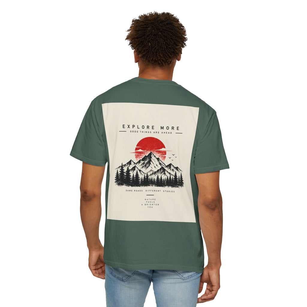 Explore More Mountain T-Shirt — 'Good Things Are Ahead' Outdoor Adventure Tee