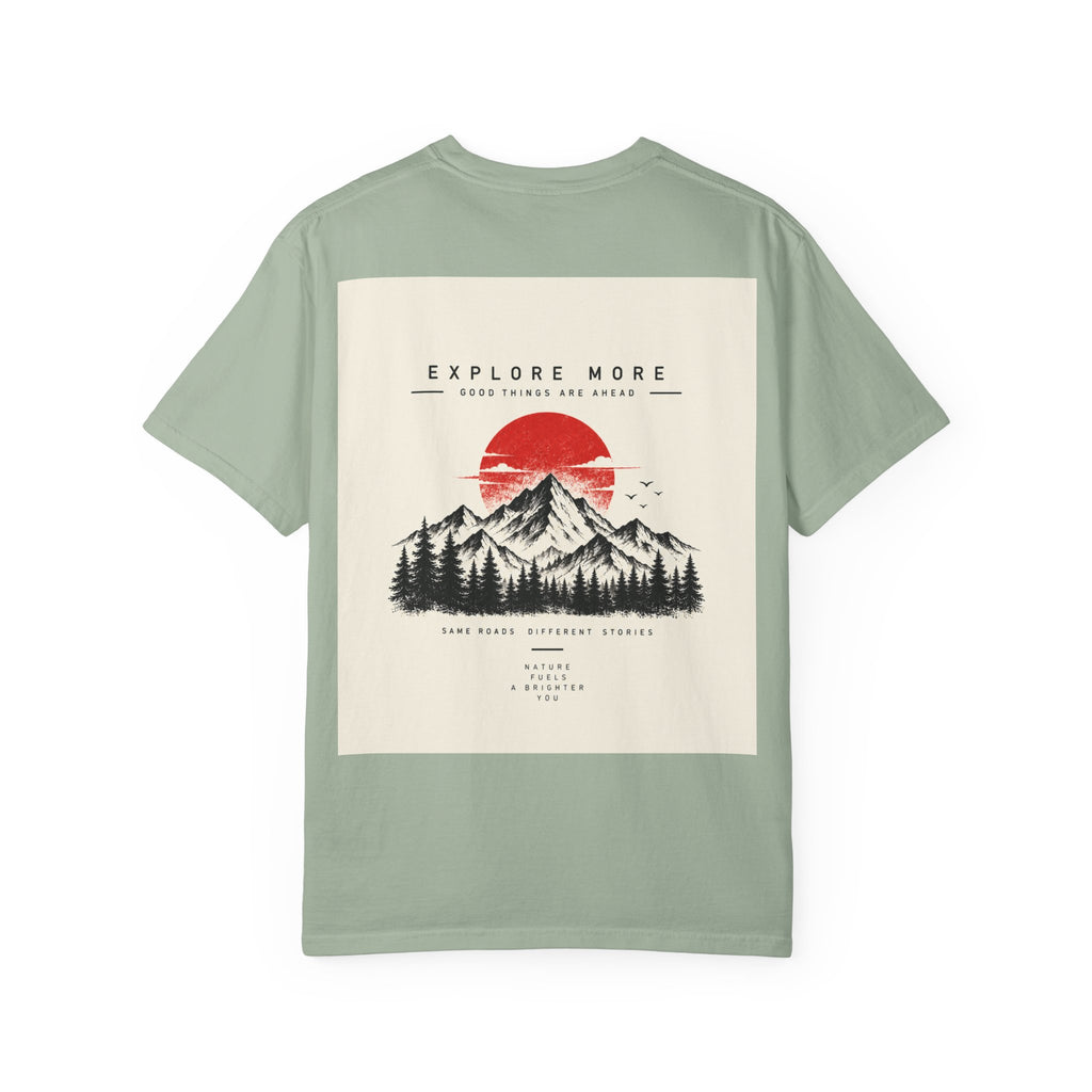 Explore More Mountain T-Shirt — 'Good Things Are Ahead' Outdoor Adventure Tee