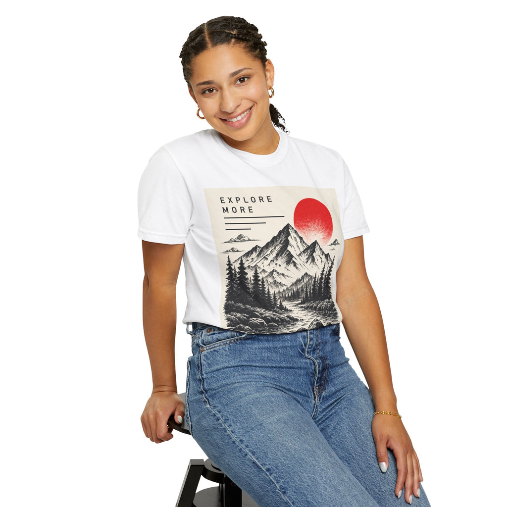 Explore More Mountain T-Shirt — 'Good Things Are Ahead' Outdoor Adventure Tee