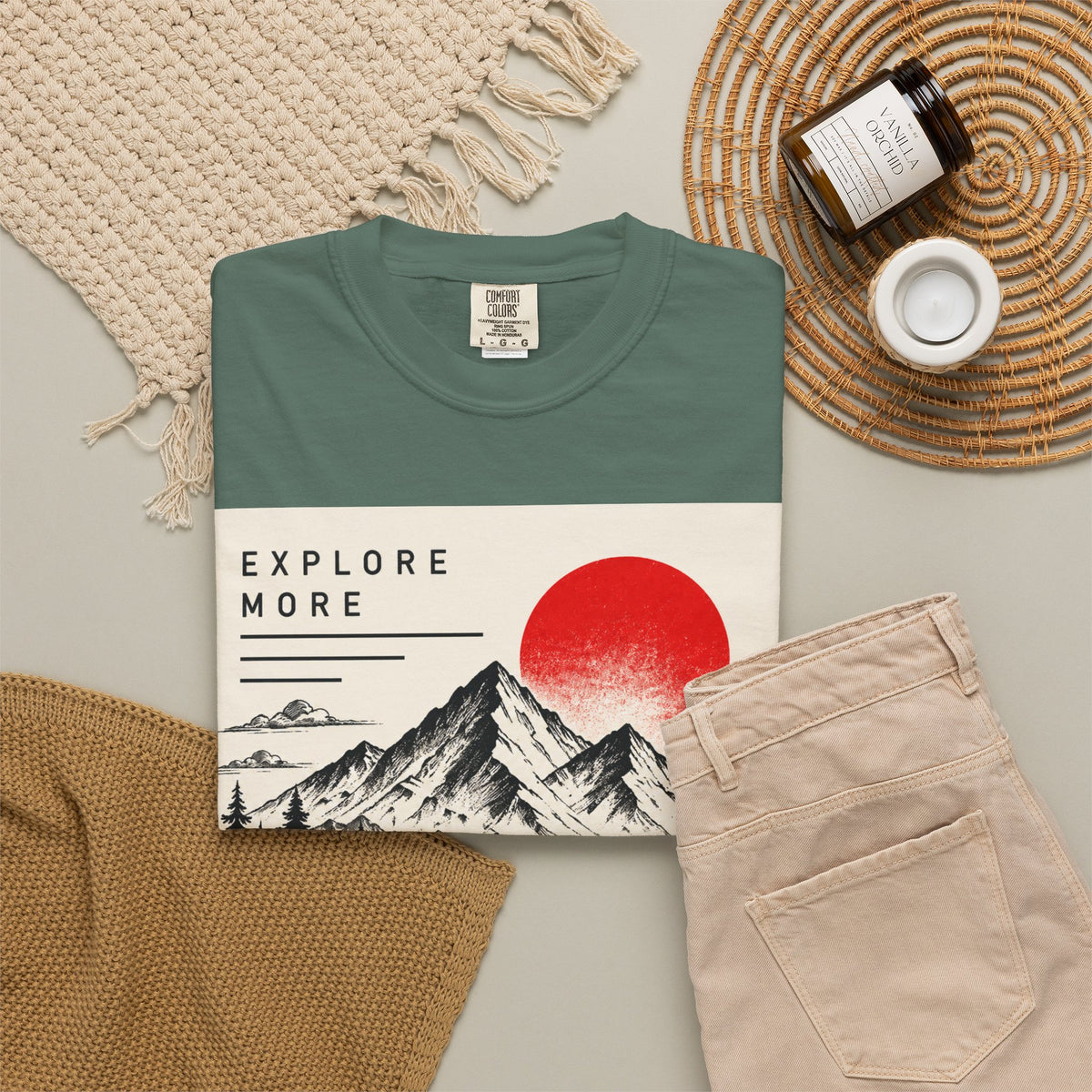 Explore More Mountain T-Shirt — 'Good Things Are Ahead' Outdoor Adventure Tee
